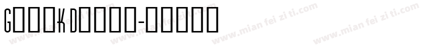 Greek Diner字体转换